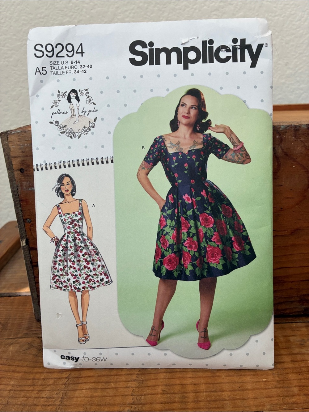 2021 Simplicity Sewing Pattern Patterns By Gertie Dress Size 6-14 Rockabilly